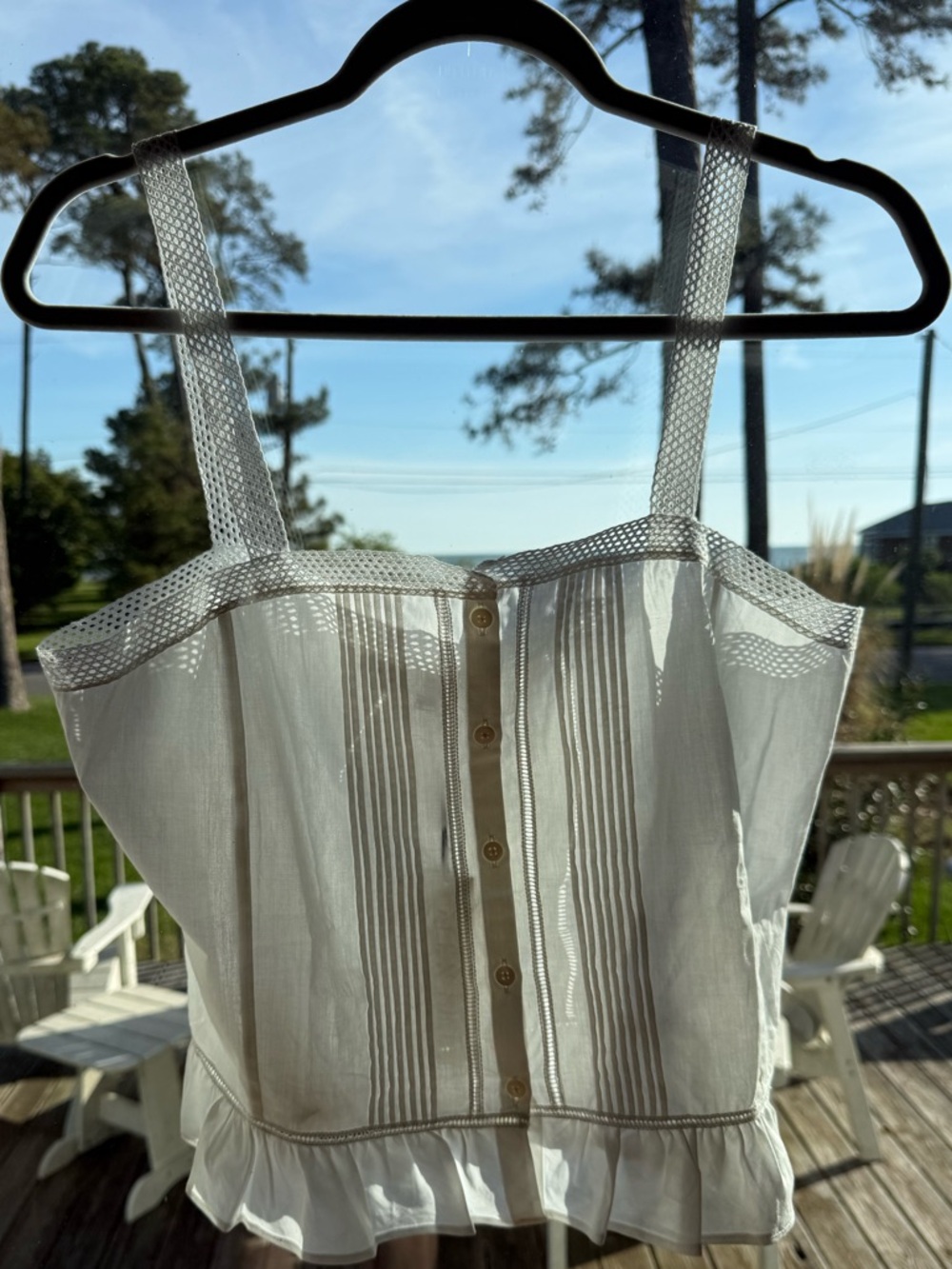 Alex Mill Ruby Cotton Camisole White